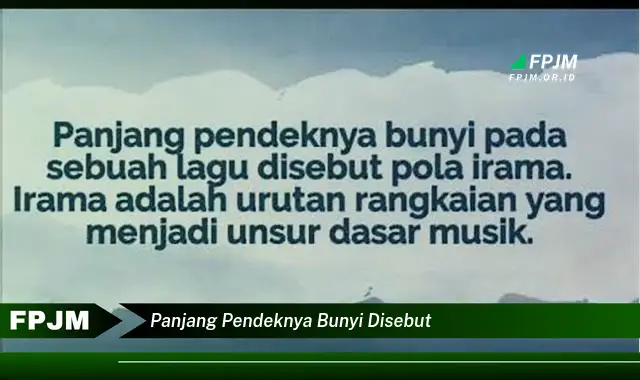 panjang pendeknya bunyi disebut