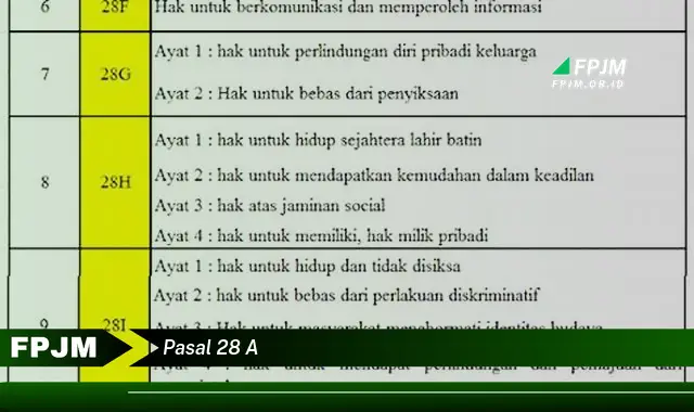 pasal 28 a