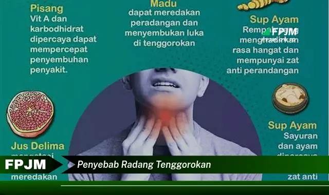 penyebab radang tenggorokan