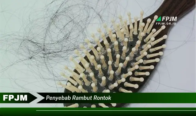 penyebab rambut rontok