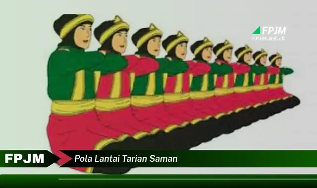 pola lantai tarian saman