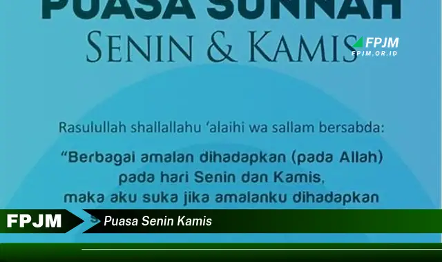 puasa senin kamis