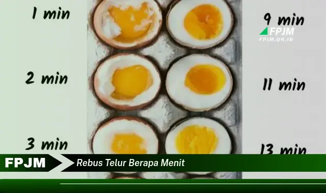 rebus telur berapa menit