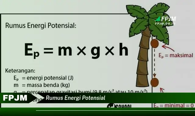 rumus energi potensial