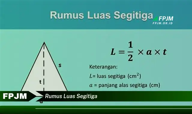 rumus luas segitiga