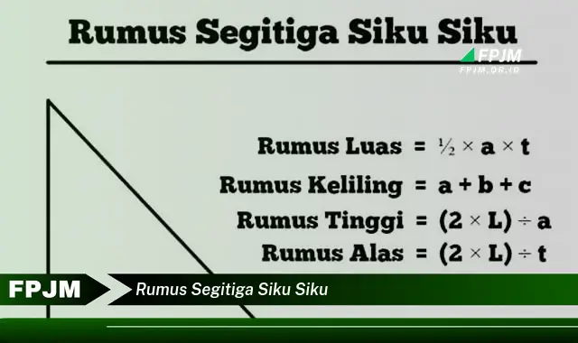 rumus segitiga siku siku