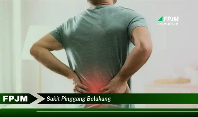 sakit pinggang belakang