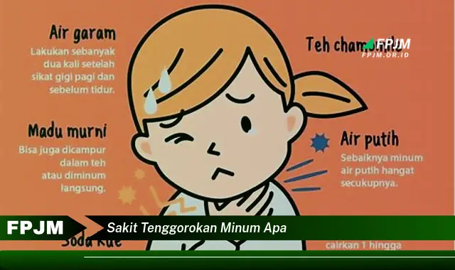 sakit tenggorokan minum apa