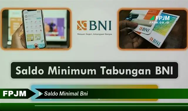 saldo minimal bni