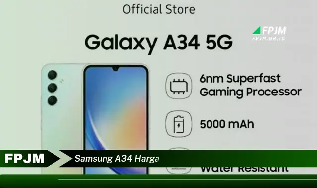 samsung a34 harga