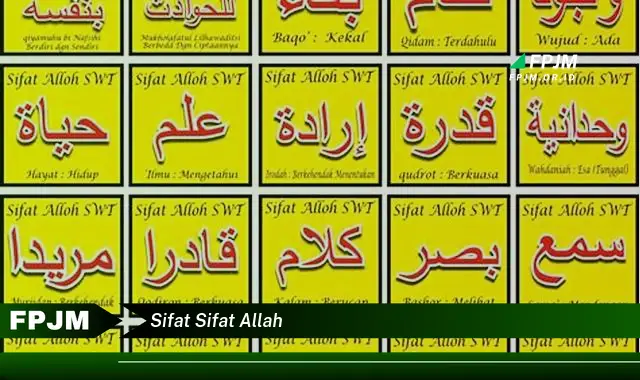 sifat sifat allah