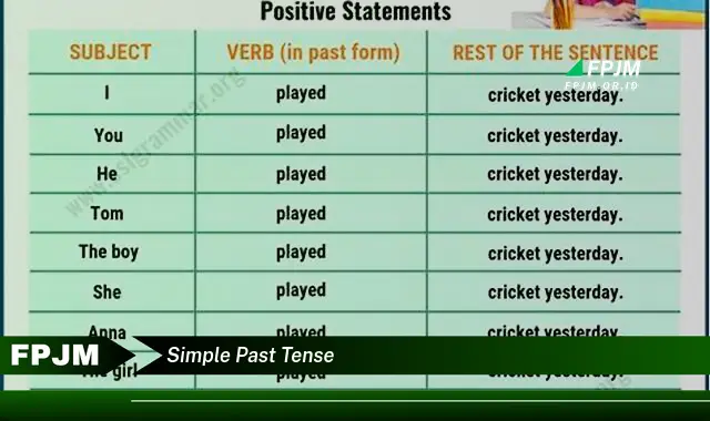 simple past tense