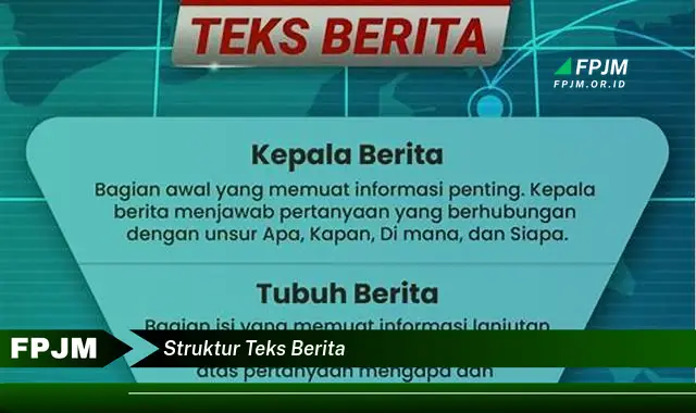 struktur teks berita