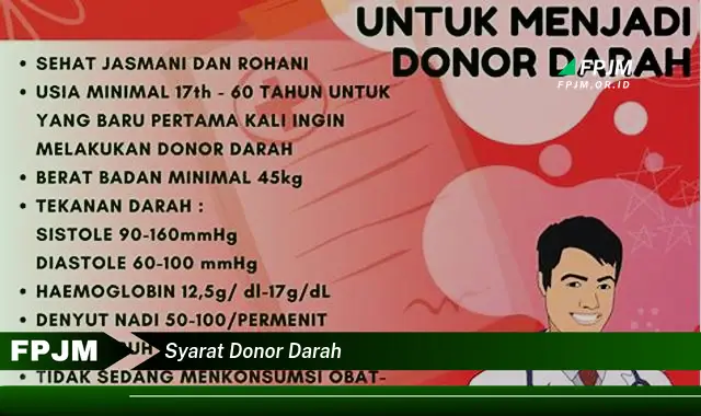 syarat donor darah