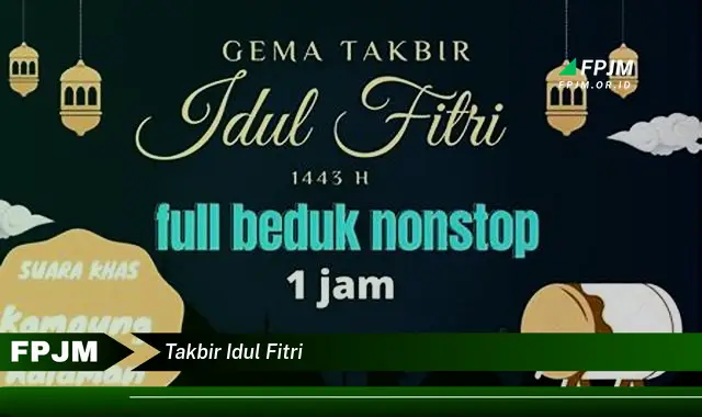takbir idul fitri