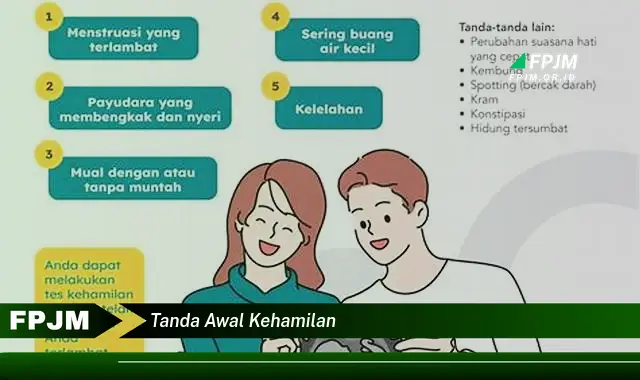 tanda awal kehamilan