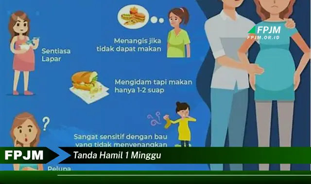 tanda hamil 1 minggu