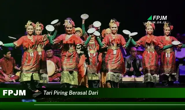 tari piring berasal dari