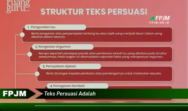 teks persuasi adalah