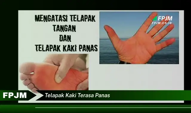 telapak kaki terasa panas