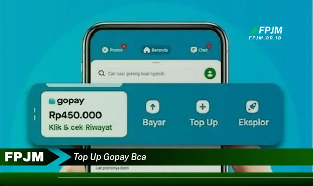 top up gopay bca