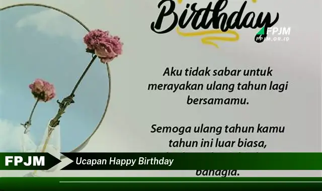 ucapan happy birthday