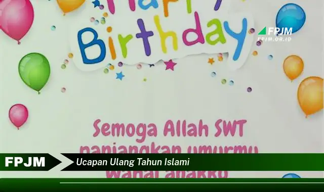 ucapan ulang tahun islami