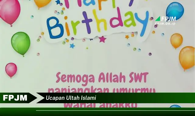 ucapan ultah islami