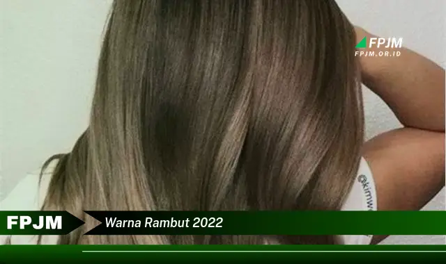 warna rambut 2022