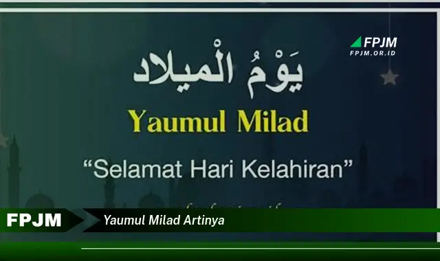 yaumul milad artinya