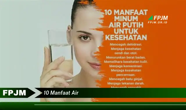 10 manfaat air