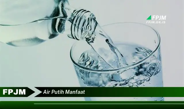 air putih manfaat