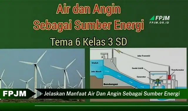 jelaskan manfaat air dan angin sebagai sumber energi jelaskan manfaat air dan angin sebagai sumber energi