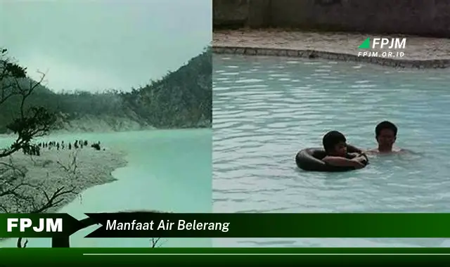 manfaat air belerang