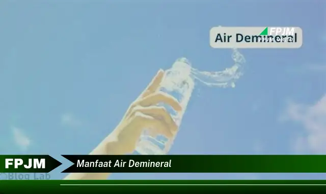 manfaat air demineral