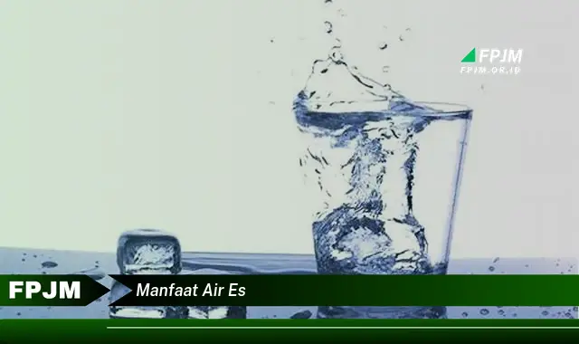 manfaat air es manfaat air es