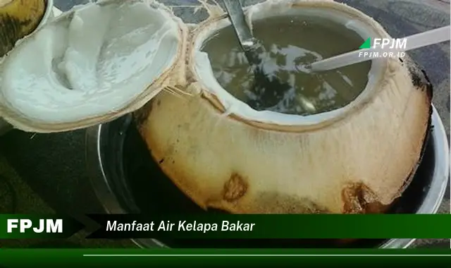 manfaat air kelapa bakar