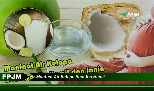 manfaat air kelapa buat ibu hamil