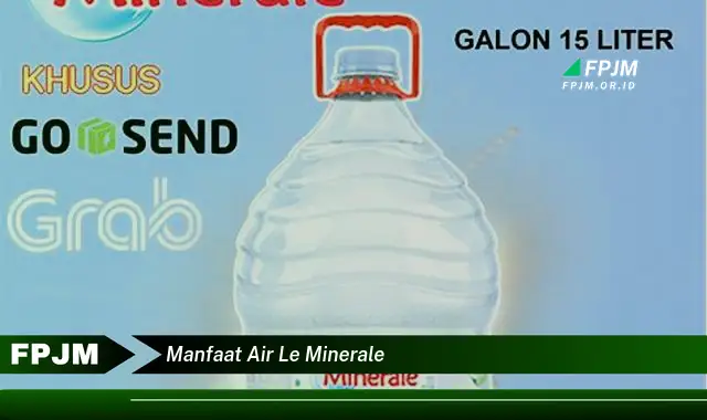 manfaat air le minerale