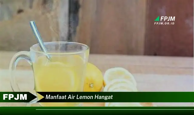 manfaat air lemon hangat