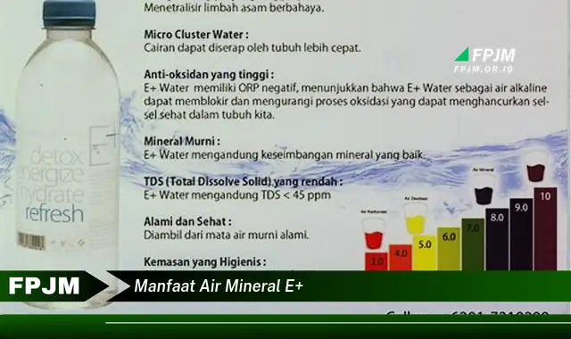 manfaat air mineral e+