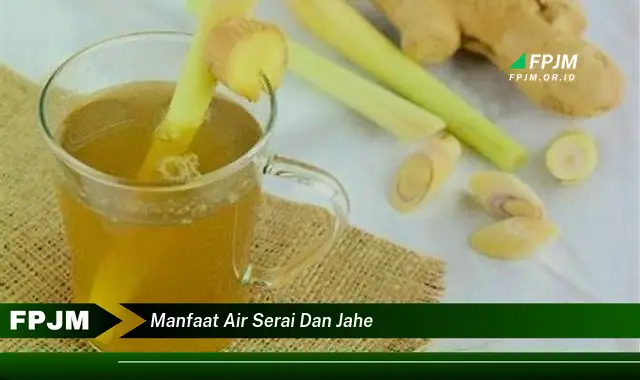 manfaat air serai dan jahe