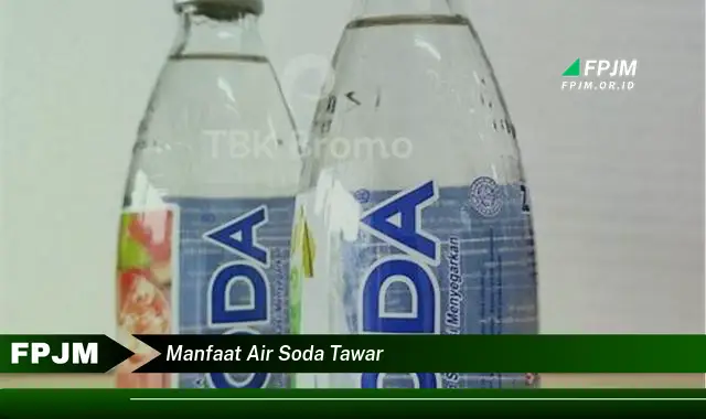 manfaat air soda tawar