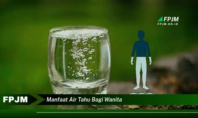 manfaat air tahu bagi wanita