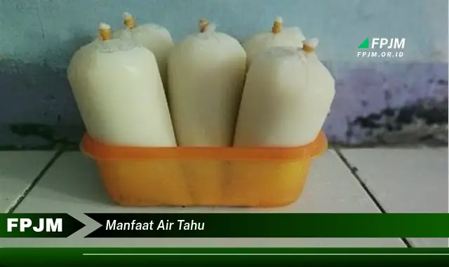 manfaat air tahu