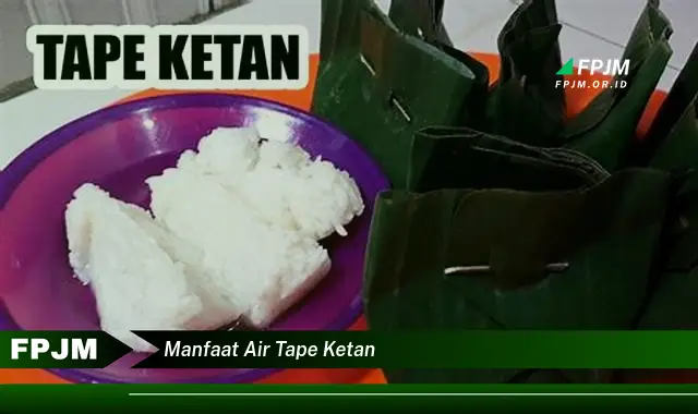 manfaat air tape ketan