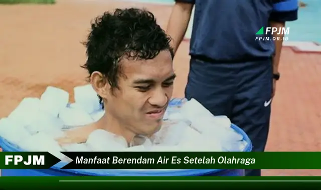 manfaat berendam air es setelah olahraga