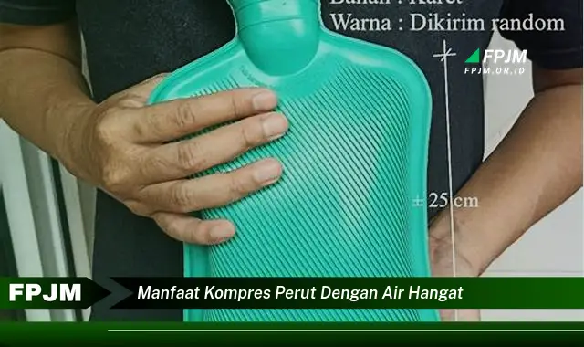 manfaat kompres perut dengan air hangat