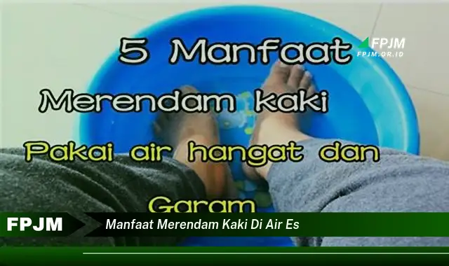 manfaat merendam kaki di air es