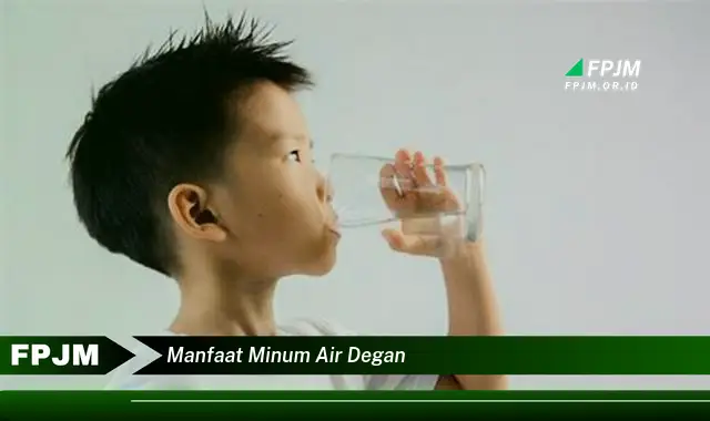 manfaat minum air degan manfaat minum air degan